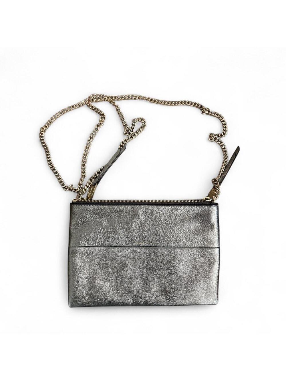 Coach Women's Grey and Brown Bag